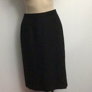 Foxley England Cashmere Pencil Skirt Black Size 16
